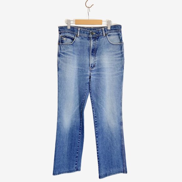 Vintage SERGIO VALENTE Jeans / Made in Hong Kong / 34 inch waist / size Medium - Picture 3 of 13